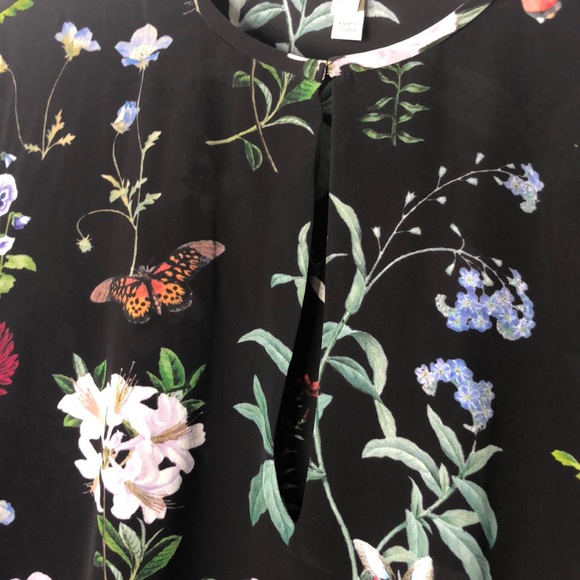 Joie Liseli Pullover Blouse Sheer Floral Size XXS - Picture 6 of 8